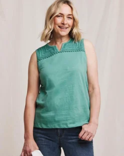 Julipa Embroidered Jersey Vest