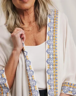 Julipa Embroidered Kimono