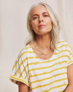 Julipa Embroidered Stripe T-Shirt