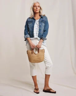 Julipa Embroidered Stripe T-Shirt