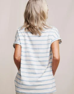 Julipa Embroidered Stripe T-Shirt