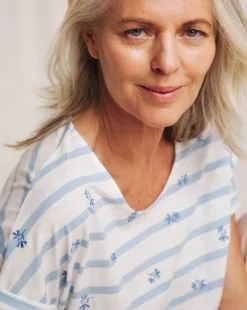 Julipa Embroidered Stripe T-Shirt