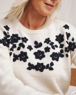 Julipa Floral Embroidered Jumper