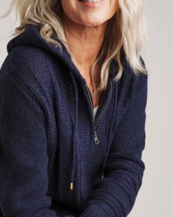 Julipa Hooded Zip Up Cardigan