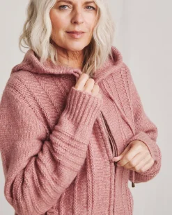 Julipa Hooded Zip Up Cardigan