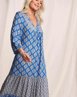 Julipa Mix Print Midi Dress