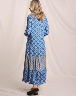 Julipa Mix Print Midi Dress