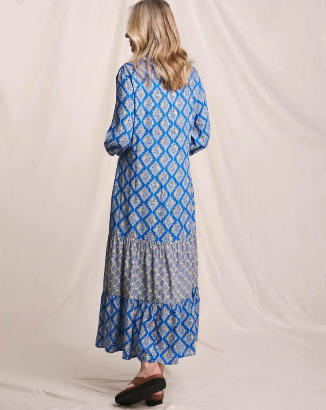 Julipa Mix Print Midi Dress