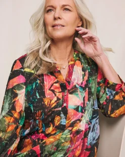 Julipa Pintuck Dobby Tunic