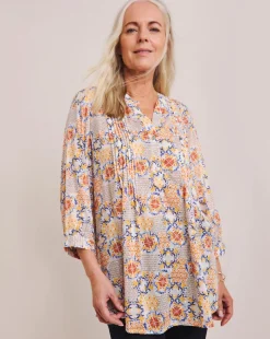 Julipa Pintuck Dobby Tunic
