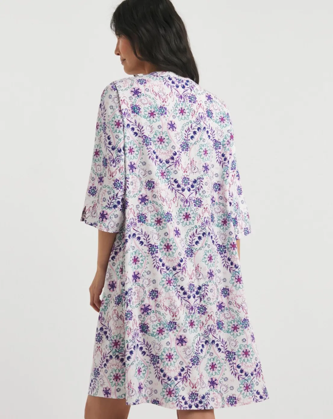 Julipa Pintuck Linen Mix Shift Dress