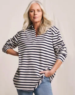 Julipa Pop Over Henley Sweatshirt