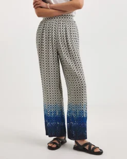Julipa Printed Crinkle Trouser