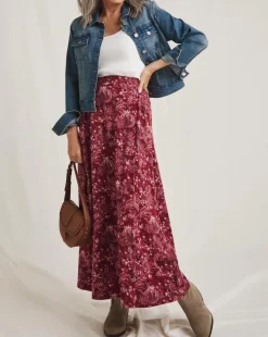 Julipa Printed Jersey Skirt