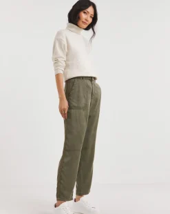 Julipa Relaxed Lyocell Cargo Trouser