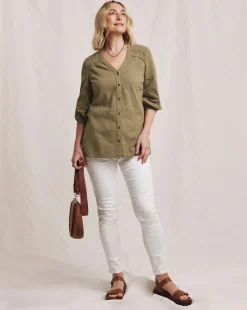 Julipa Textured Lace Trim Blouse