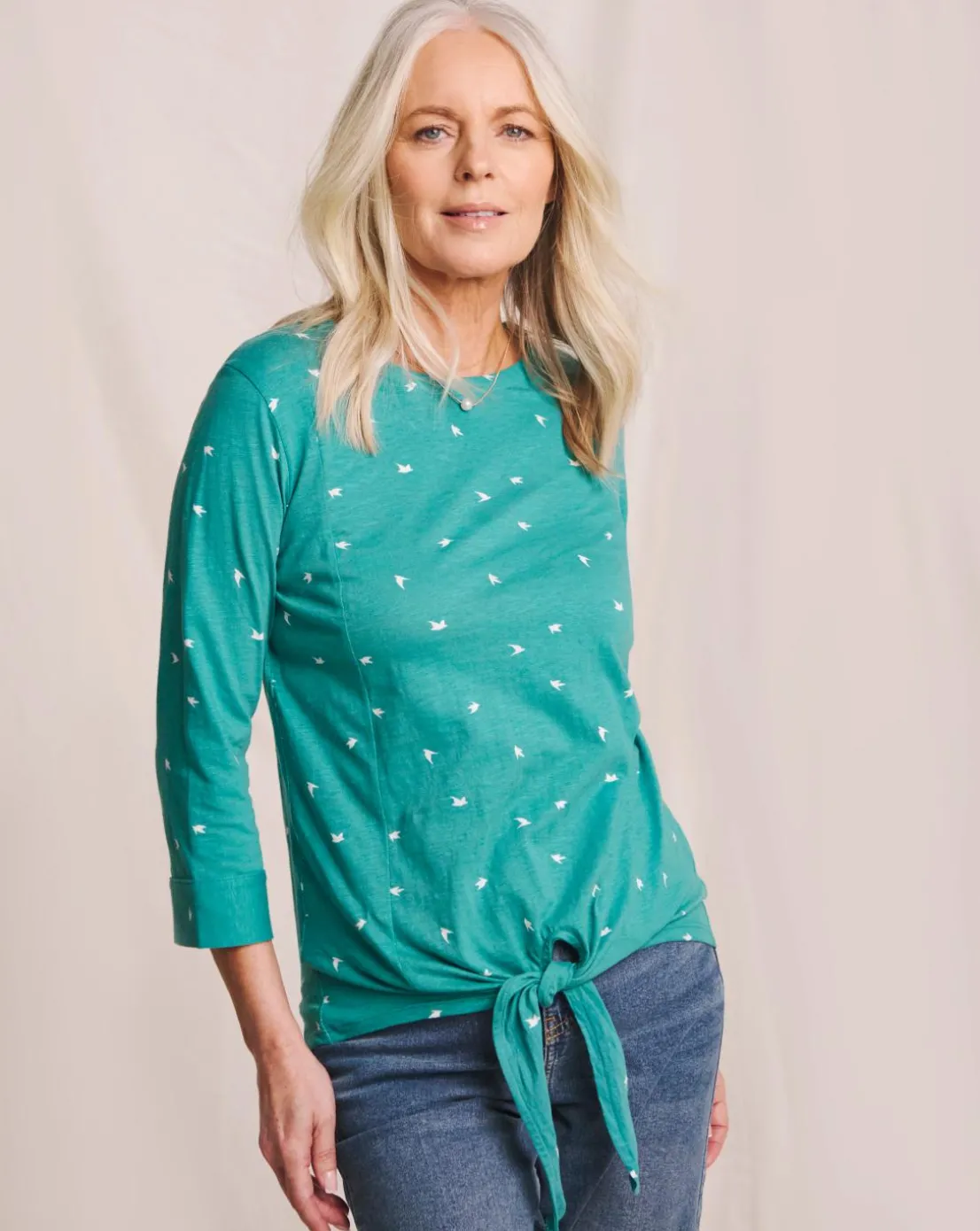 Julipa Tie Hem T-Shirt