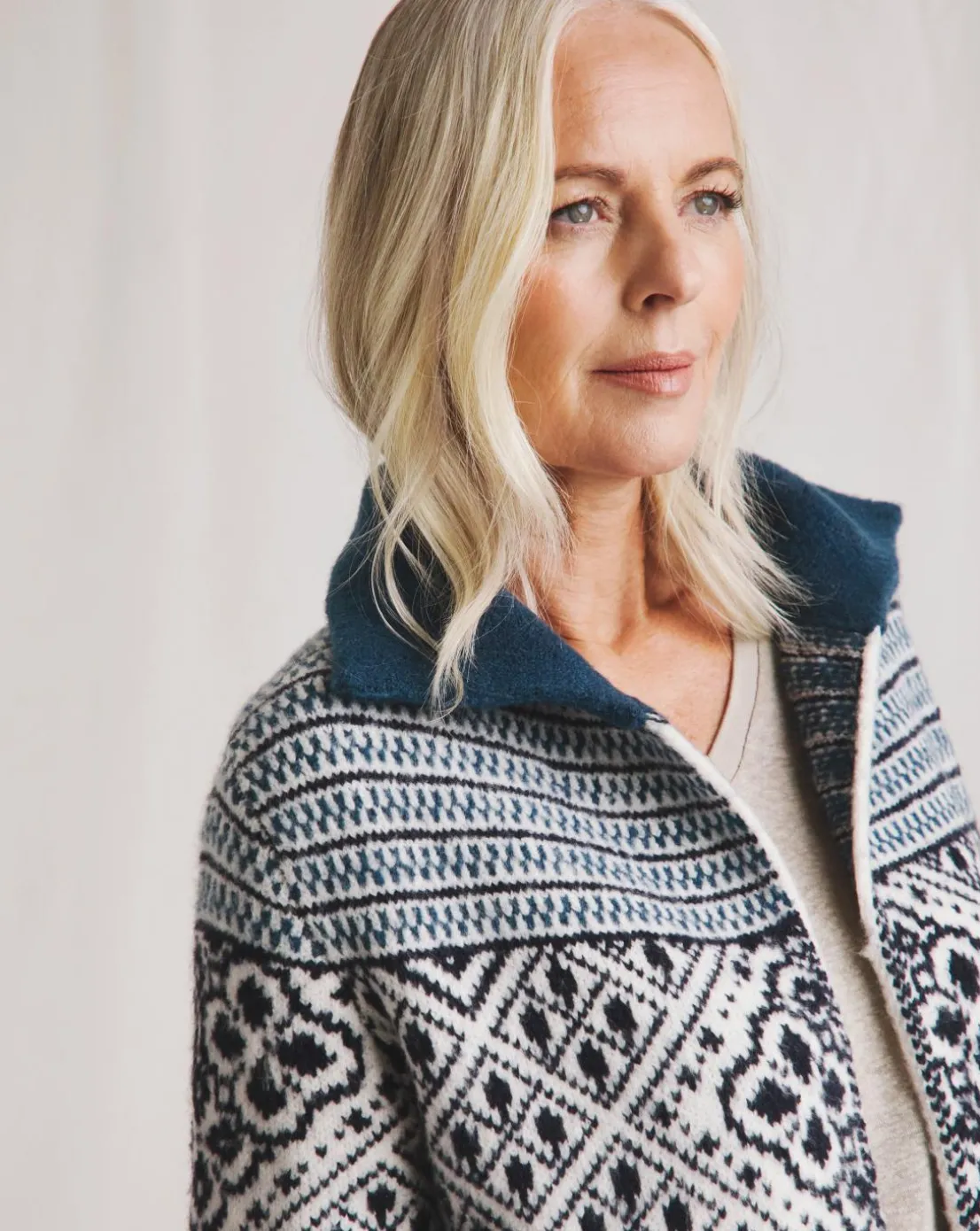 Julipa Tile Print Coatigan