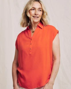 Julipa Turn Back Cuff Blouse