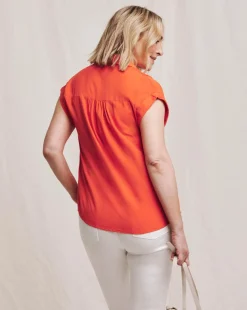 Julipa Turn Back Cuff Blouse