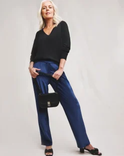 Julipa Velour Tapered Trouser