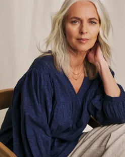 Julipa Volume Sleeve Textured Blouse