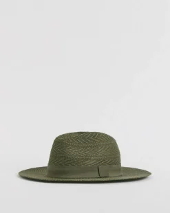 Khaki Western Cowboy Straw Hat