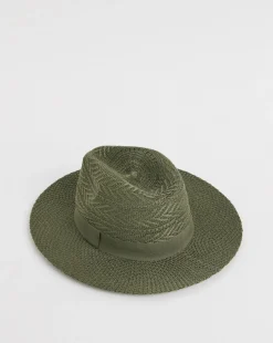 Khaki Western Cowboy Straw Hat