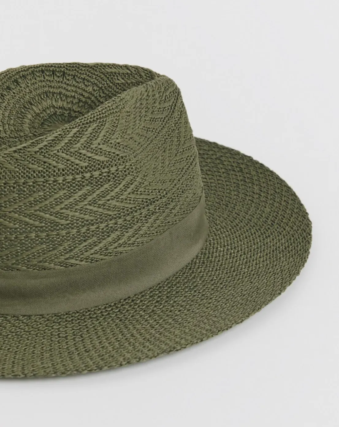 Khaki Western Cowboy Straw Hat