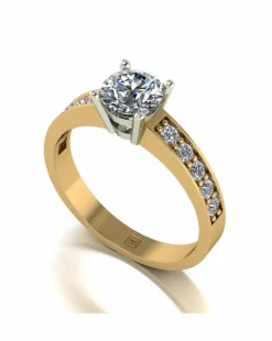 Lady Lynsey Moissanite 9ct Gold 1.00ct total Solitaire Ring