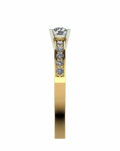 Lady Lynsey Moissanite 9ct Gold 1.00ct total Solitaire Ring