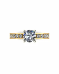 Lady Lynsey Moissanite 9ct Gold 1.00ct total Solitaire Ring