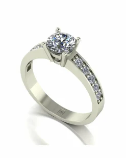 Lady Lynsey Moissanite 9ct Gold 1.00ct total Solitaire Ring