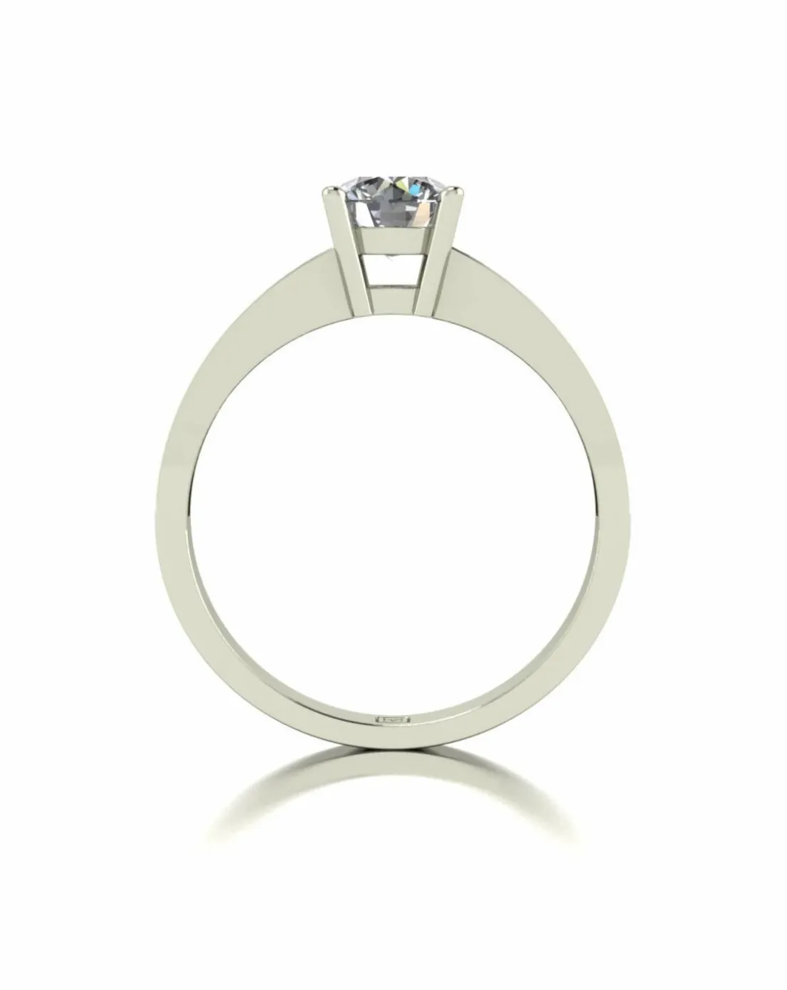 Lady Lynsey Moissanite 9ct Gold 1.00ct total Solitaire Ring