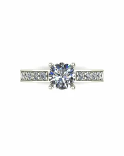 Lady Lynsey Moissanite 9ct Gold 1.00ct total Solitaire Ring