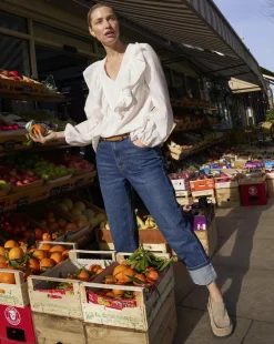 Large Collar Detail Blouse