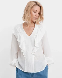 Large Collar Detail Blouse