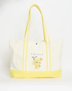 Lemon Canvas Tote Bag