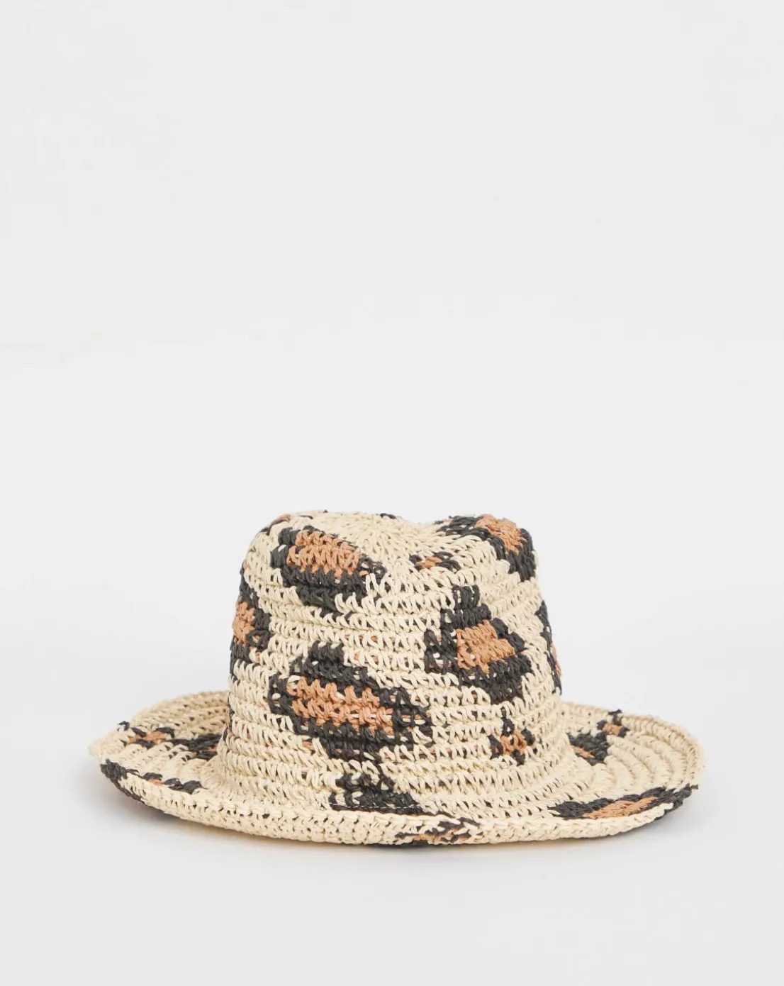Leopard Print Fedora Hat