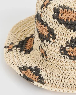 Leopard Print Fedora Hat