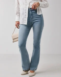 Light Blue High Waist Super Soft Bootcut Jeans
