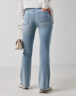 Light Blue High Waist Super Soft Bootcut Jeans