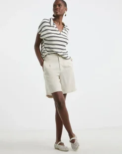Linen Bermuda Shorts