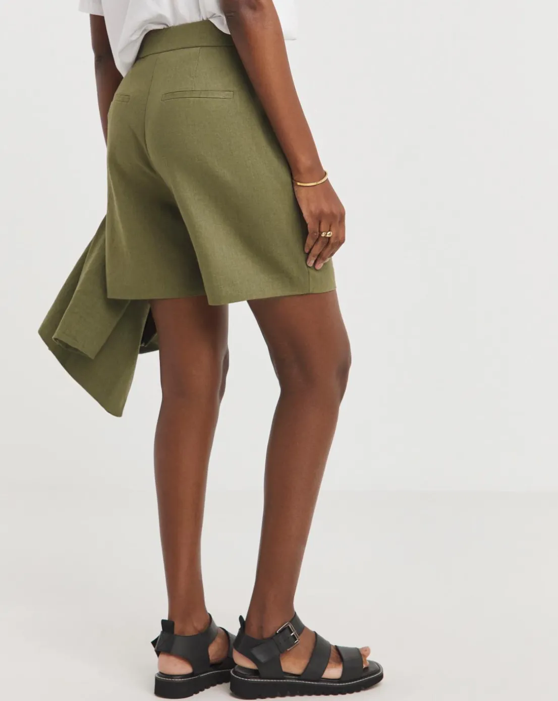 Linen Bermuda Shorts