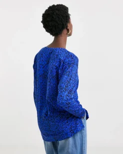 Long Sleeve Slouch V-Neck Longline Top