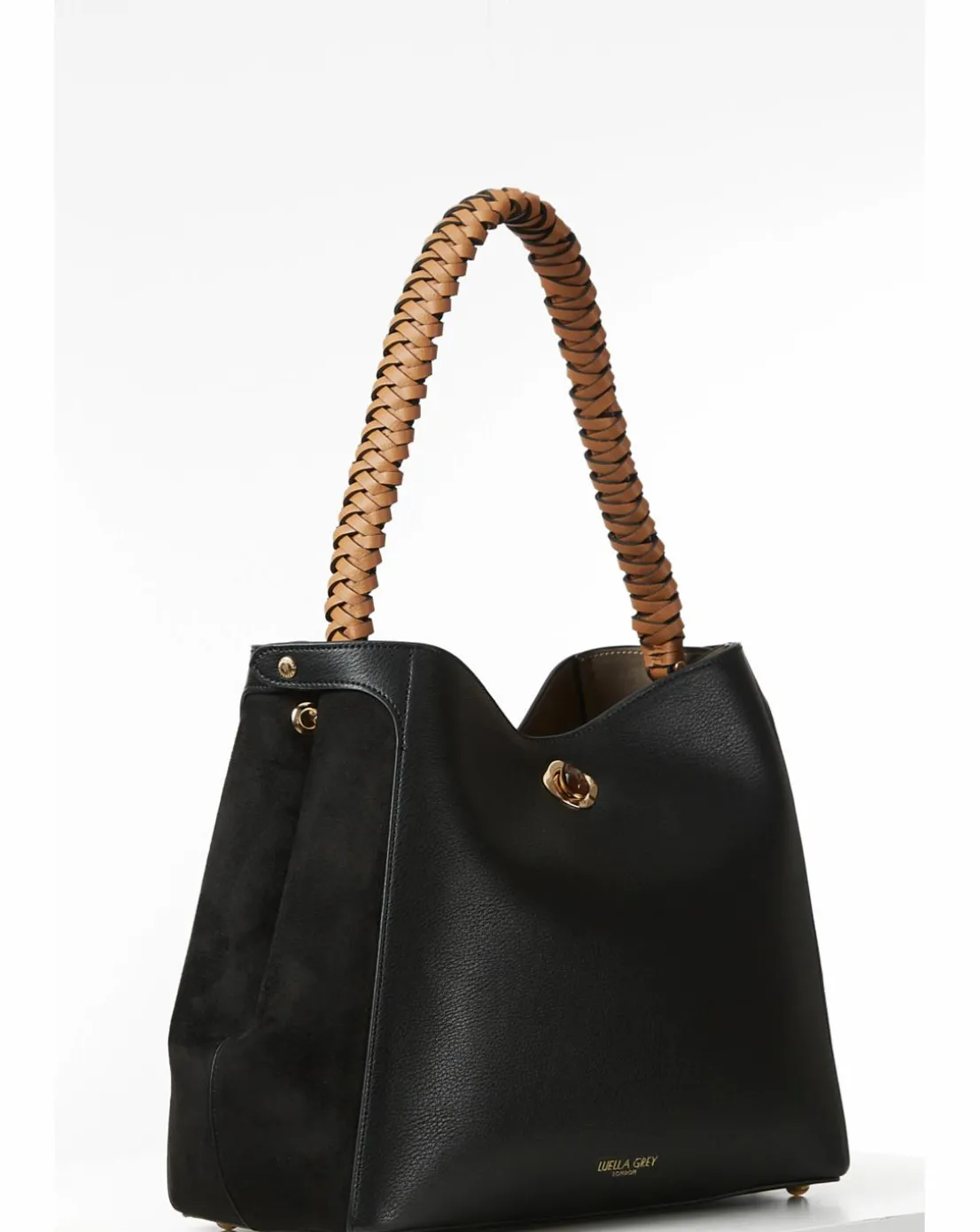 Luella Grey Adriana Black Hobo Tote