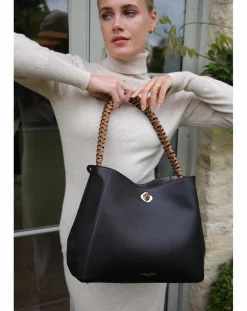Luella Grey Adriana Black Hobo Tote