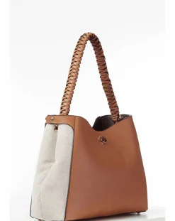 Luella Grey Adriana Camel Hobo Tote