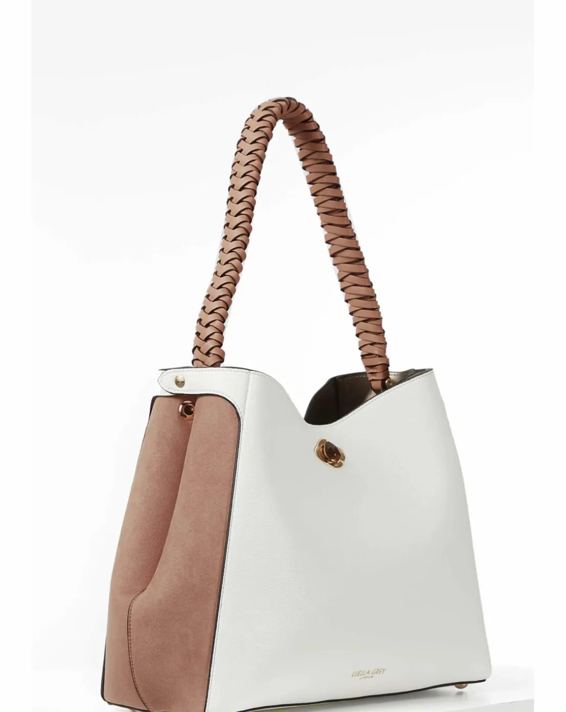 Luella Grey Adriana White Hobo Tote