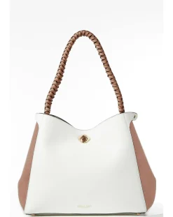 Luella Grey Adriana White Hobo Tote